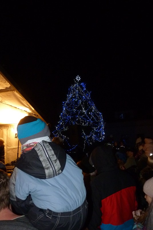 Mikuláš a rozsvěcení vánočního stromu 3.12.2017 Zábřeh